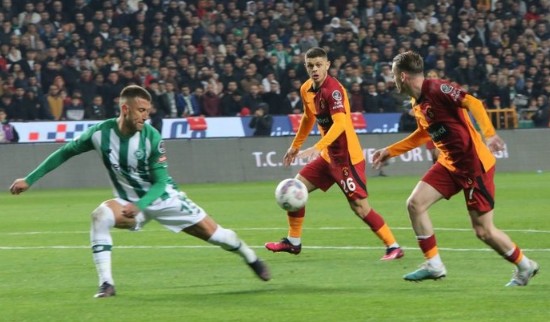 Galatasaray’ın serisine Konyaspor ‘dur’ dedi! Aslan 14 maç sonra ligde kazanamadı…